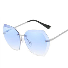 Charger l&#39;image dans la galerie, MISSKY Women Summer Sunglasses UV400 Professional Lady Frameless High Strength Sunglasses