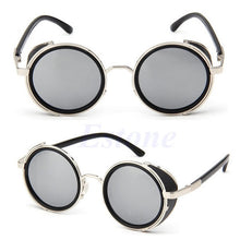 Charger l&#39;image dans la galerie, Cyber Goggles Vintage Retro Blinder Steampunk Sunglasses 50s Round Glasses F05