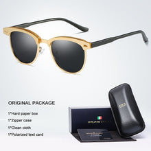 Charger l&#39;image dans la galerie, Bruno Dunn Brand design Retro Aluminum Sunglasses Polarized Male Sun Glases