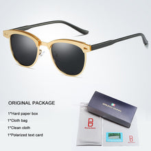Charger l&#39;image dans la galerie, Bruno Dunn Brand design Retro Aluminum Sunglasses Polarized Male Sun Glases