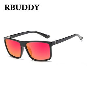 RBUDDY 2019 Sunglasses men Polarized Square sunglasses Brand Design