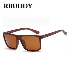 RBUDDY 2019 Sunglasses men Polarized Square sunglasses Brand Design