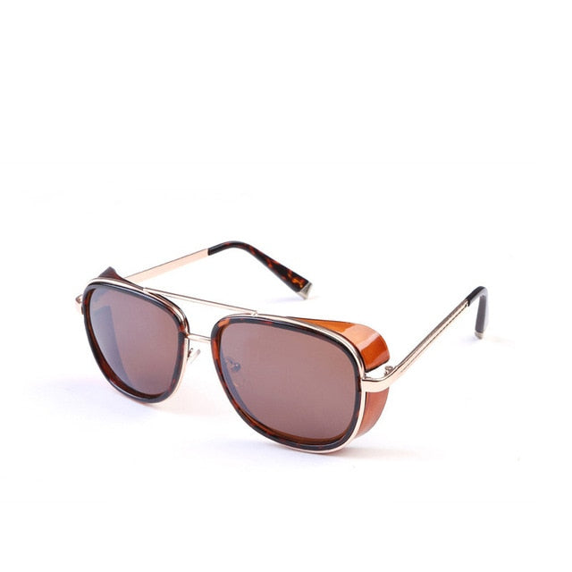 Tony stark Iron Man sunglasses for men women lunette lentes gafas