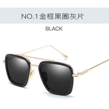 Charger l&#39;image dans la galerie, Tony stark Iron Man sunglasses for men women lunette lentes gafas
