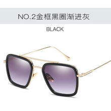 Charger l&#39;image dans la galerie, Tony stark Iron Man sunglasses for men women lunette lentes gafas