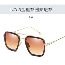Charger l&#39;image dans la galerie, Tony stark Iron Man sunglasses for men women lunette lentes gafas